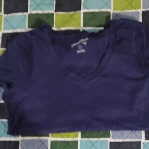 Purple V-Neck T-Shirt